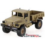 Радиоуправляемый военный грузовик HENG LONG Rock Crawler Army Car 4WD масштаб 1:16 2.4G - 3853A