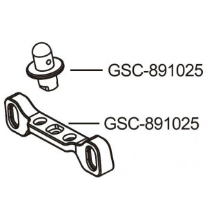 GS Racing CNC Front Upper Arm Holder Артикул:GSC-891025