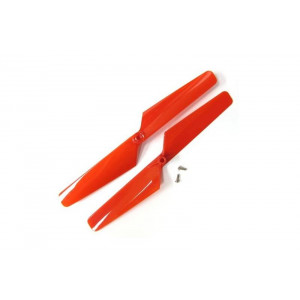 Traxxas Rotor blade set, red (2)/ 1.6x5mm BCS (2) - Артикул TRA6628