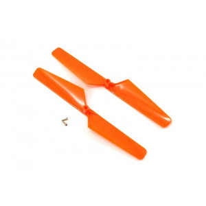 Traxxas Rotor blade set, orange (2)/ 1.6x5mm BCS (2) - Артикул TRA6630