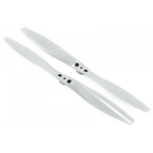 Traxxas Воздушные винты для квадрокоптера Aton Rotor blade set, white (2) (with screws) - Артикул TRA7927