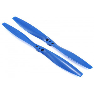 Traxxas Воздушные винты для квадрокоптера Aton Rotor blade set, blue (2) (with screws) - Артикул TRA7929