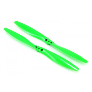 Traxxas Воздушные винты для квадрокоптера Aton Rotor blade set, green (2) (with screws) - Артикул TRA7931