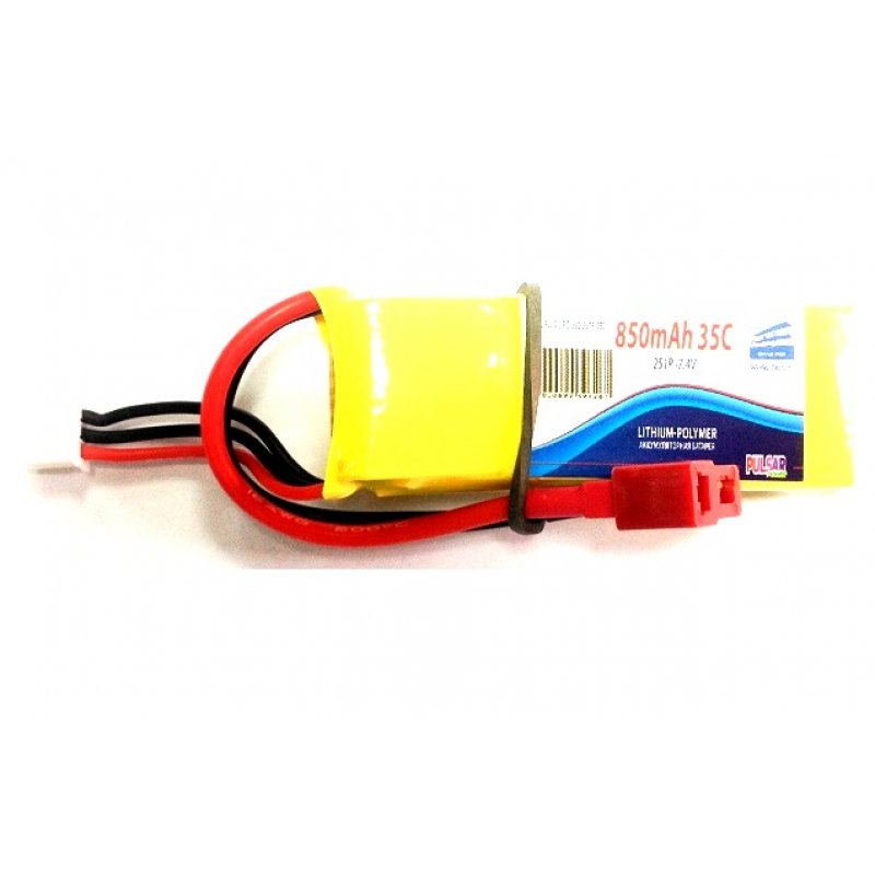 Аккумулятор Pulsar Li-pol 850mAh, 40c, 2s1p, Deans