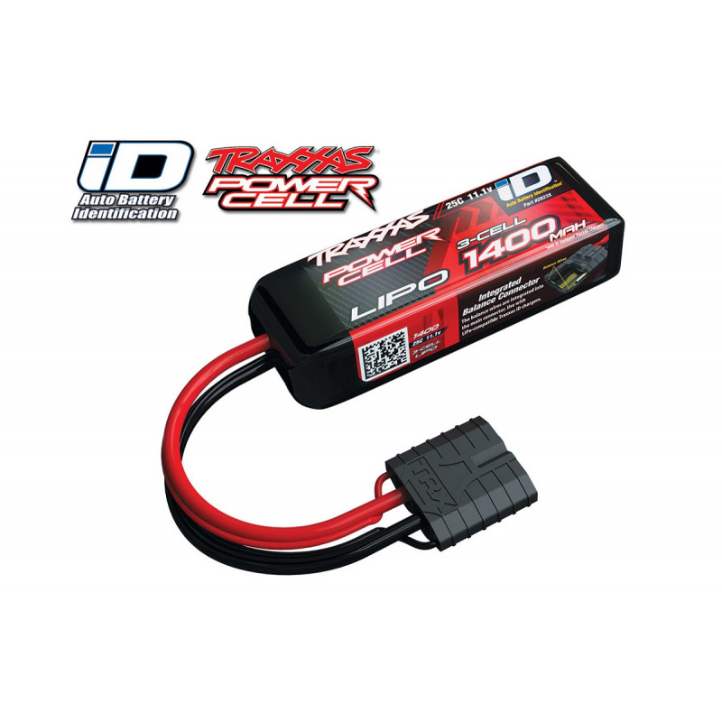Li-Po аккумулятор 1400mah 11.1v 3-Cell 25C с разъёмом iD