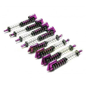 Амортизаторы усиленные (фиолет) MSR8 (8шт) для HPI Savage-X, 21 & 25 (L=165мм) - Артикул: T7038PURPLE