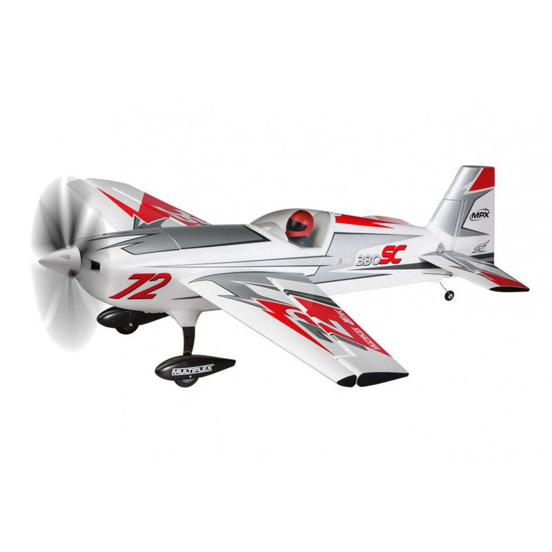 Радиоуправляемый самолет Multiplex RR Extra 330 SC (silver-red)