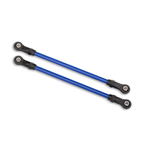 Suspension links, rear upper, blue (2) (5x115mm, powder coated steel) (assembled with hollow balls) - Артикул: TRA8142X