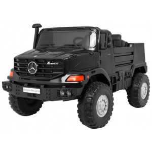 Детский электромобиль грузовик Mercedes-Benz Zetros Black 2WD