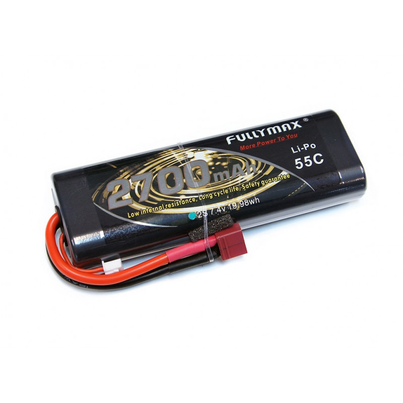 Аккумулятор LiPo Fullymax 7.4V 2700мАч 55C