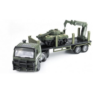 Радиоуправляемый грузовик-трейлер + танк CityTruck 1:18 - 551-B2 - Артикул 551-B2