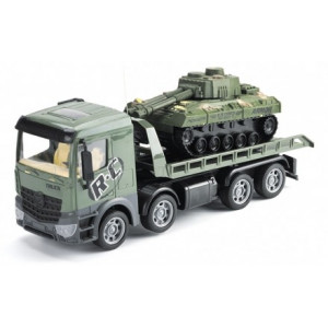Радиоуправляемый грузовик-трейлер + танк CityTruck 1:24 - 553-B3 - Артикул 553-B3