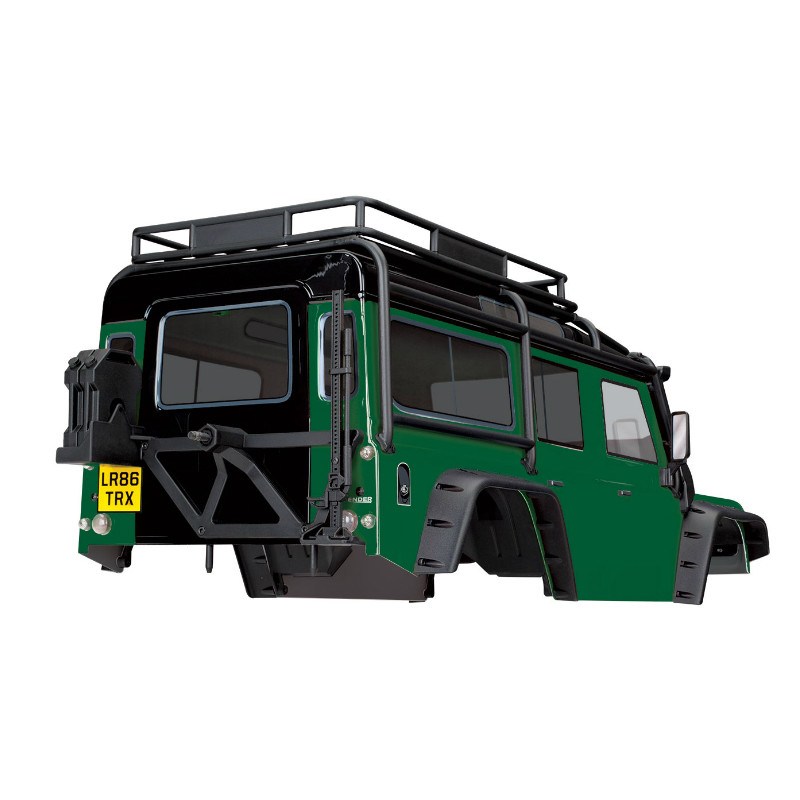 Кузов Land Rover Defender (зеленый, с аксессуарами обвеса) TRA8011G - Артикул: TRA8011G