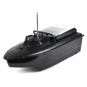 Радиоуправляемый катер Jabo 2CG 10A 2.4GHz (черный) для рыбалки с эхолотом и GPS