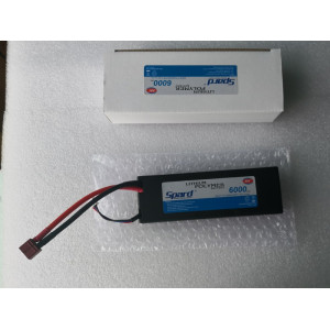 Аккумулятор Li-Po Spard 8000mAh, 7,4V, 25C, T‐plug для Remo Hobby и Himoto 1/10, 1/8